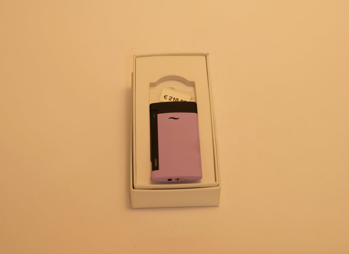 ACCENDINO S.T.DUPONT JET SLIM VIOLA FINITURE NERO OPACO