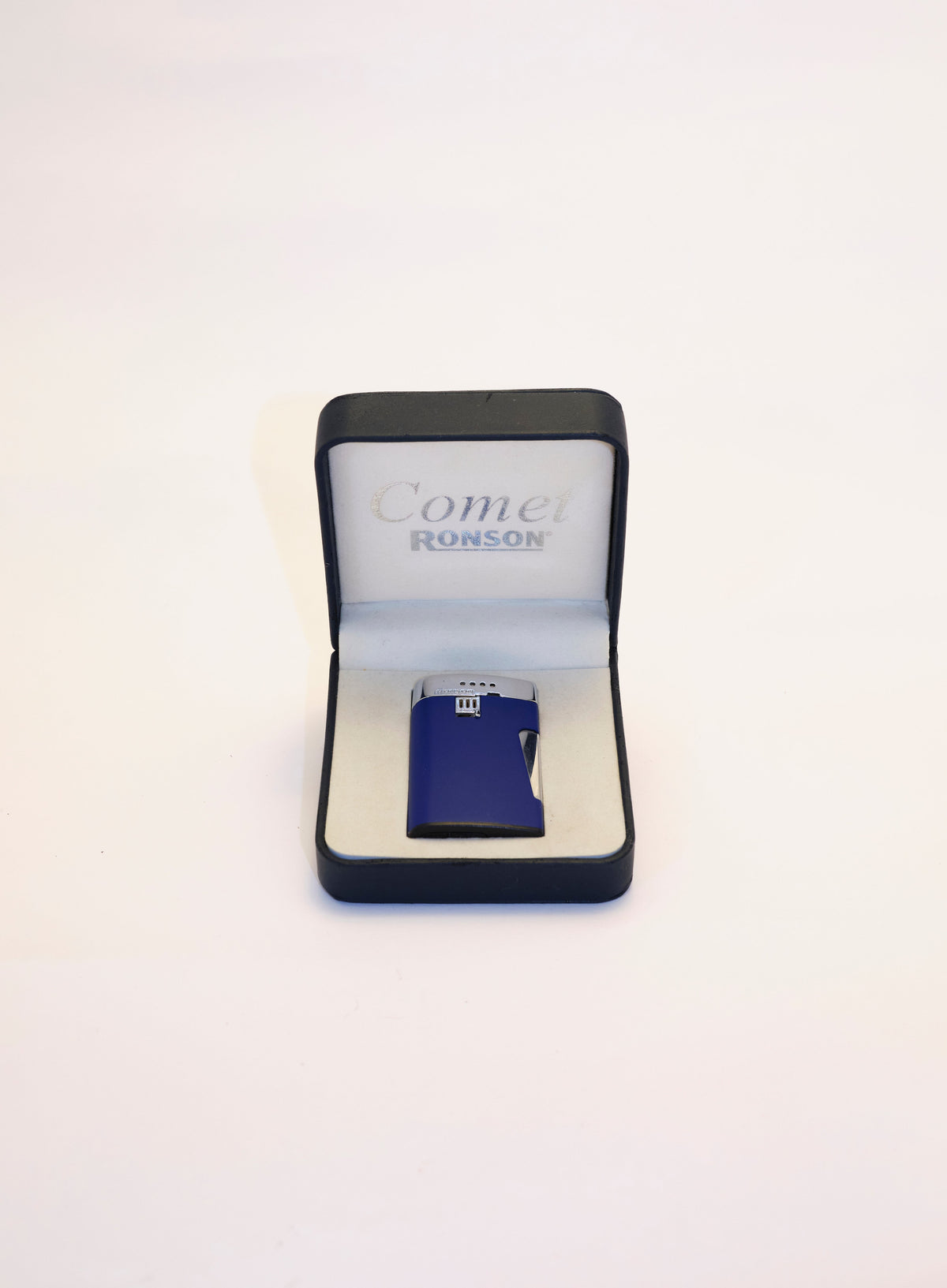Accendino Comet Ronson fiamma jet colore blu