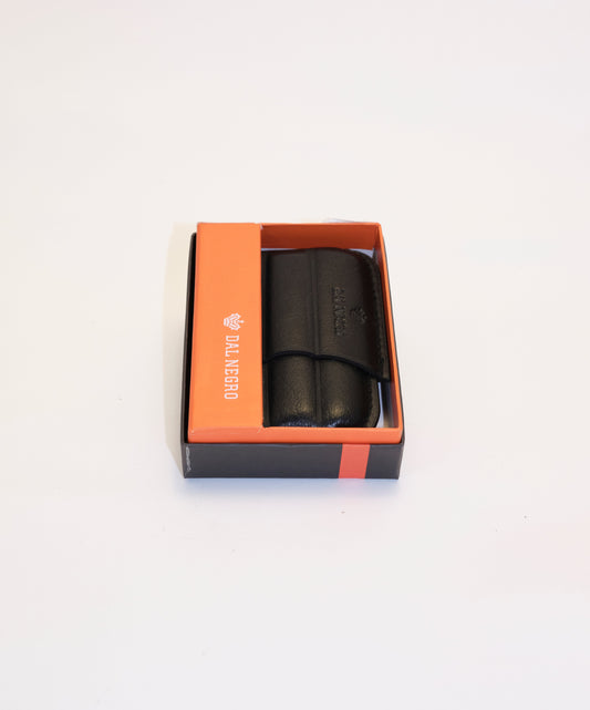 Porta toscani ammezzati (3pz) Dal Negro in pelle nera