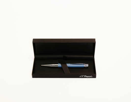 Penna Dupont argento e azzurra