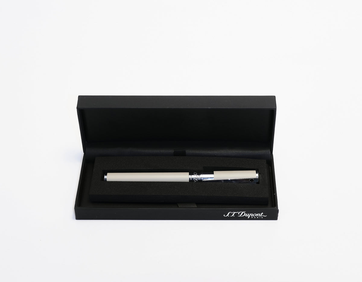 Penna Dupont stilografica bianca