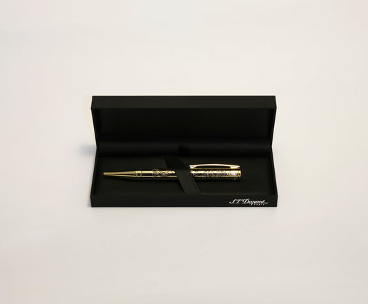 Penna Dupont oro con incisioni