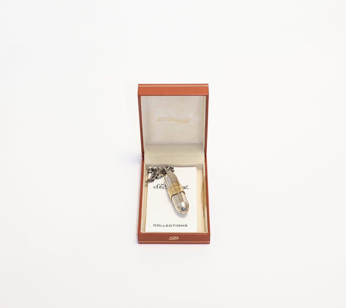 Buca sigari Dupont oro e argento