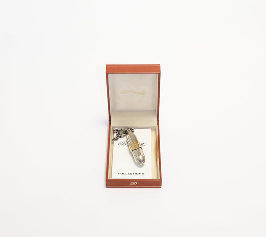 Buca sigari Dupont oro e argento