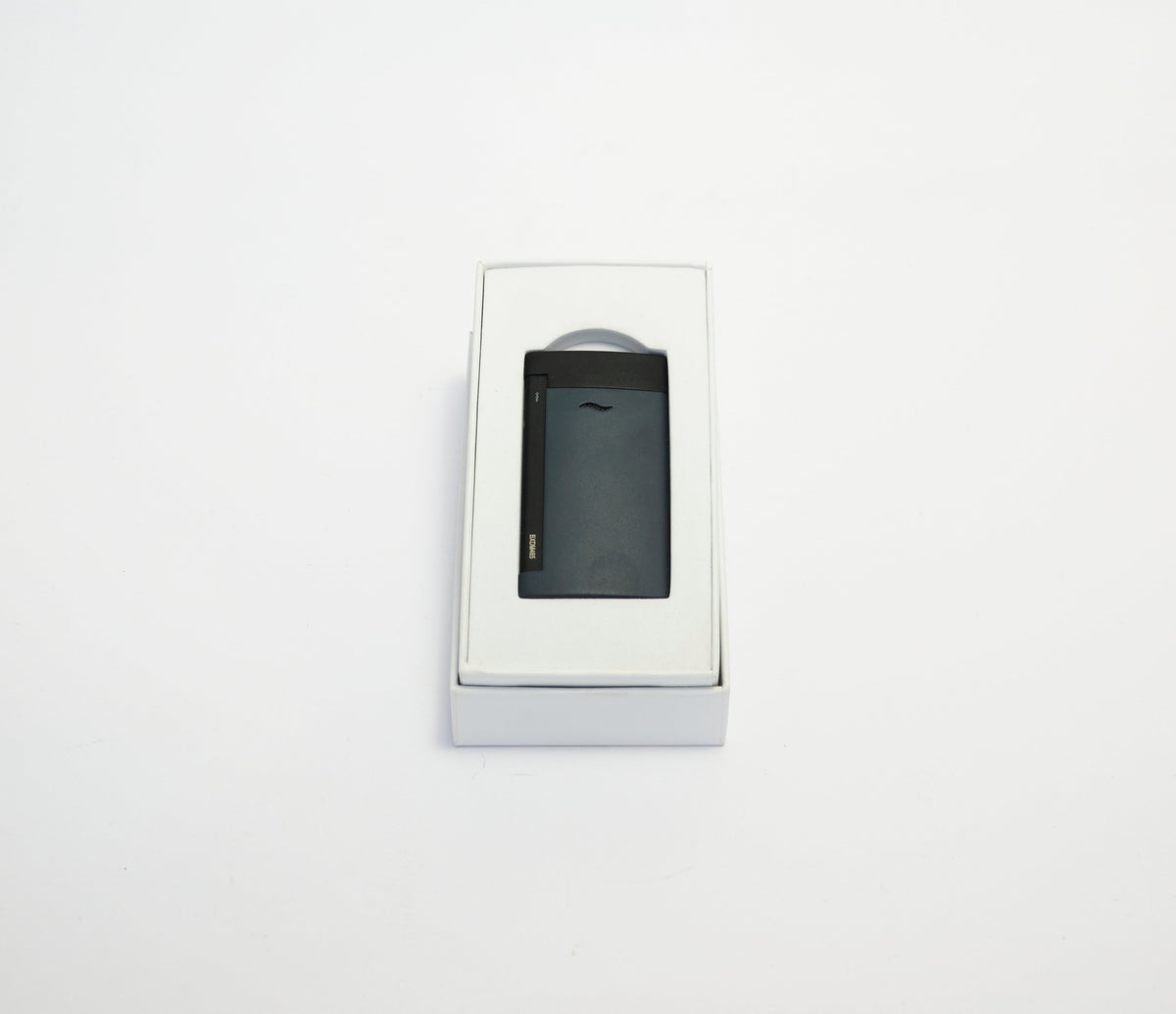 ACCENDINO S.T.DUPONT JET SLIM GRIGIO OPACO E FINITURE NERO OPACO