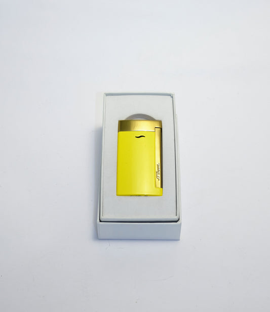 ACCENDINO S.T.DUPONT JET SLIM GIALLO FINITURE ORO