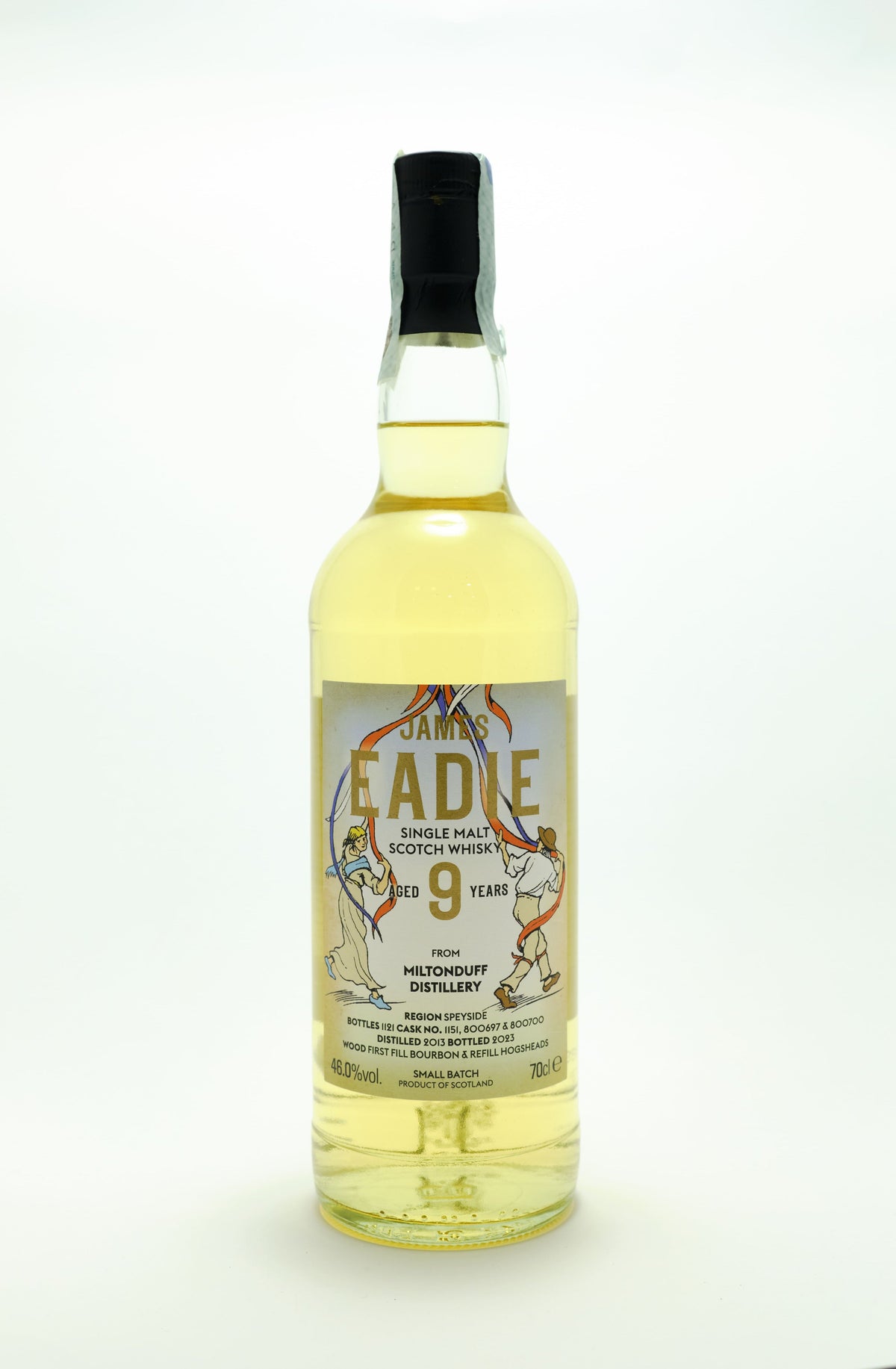 JAMES EADIE SINGLE MALT SCOTCH WHISKY AGED 9 YEARS