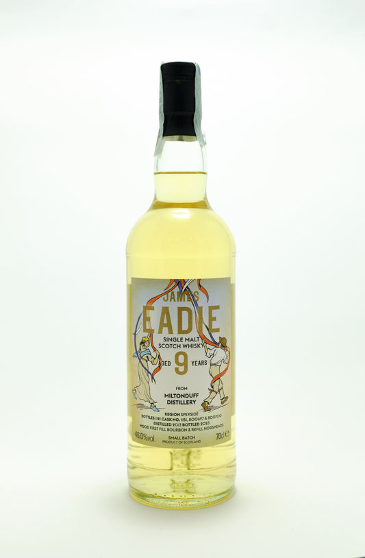 JAMES EADIE SINGLE MALT SCOTCH WHISKY AGED 9 YEARS