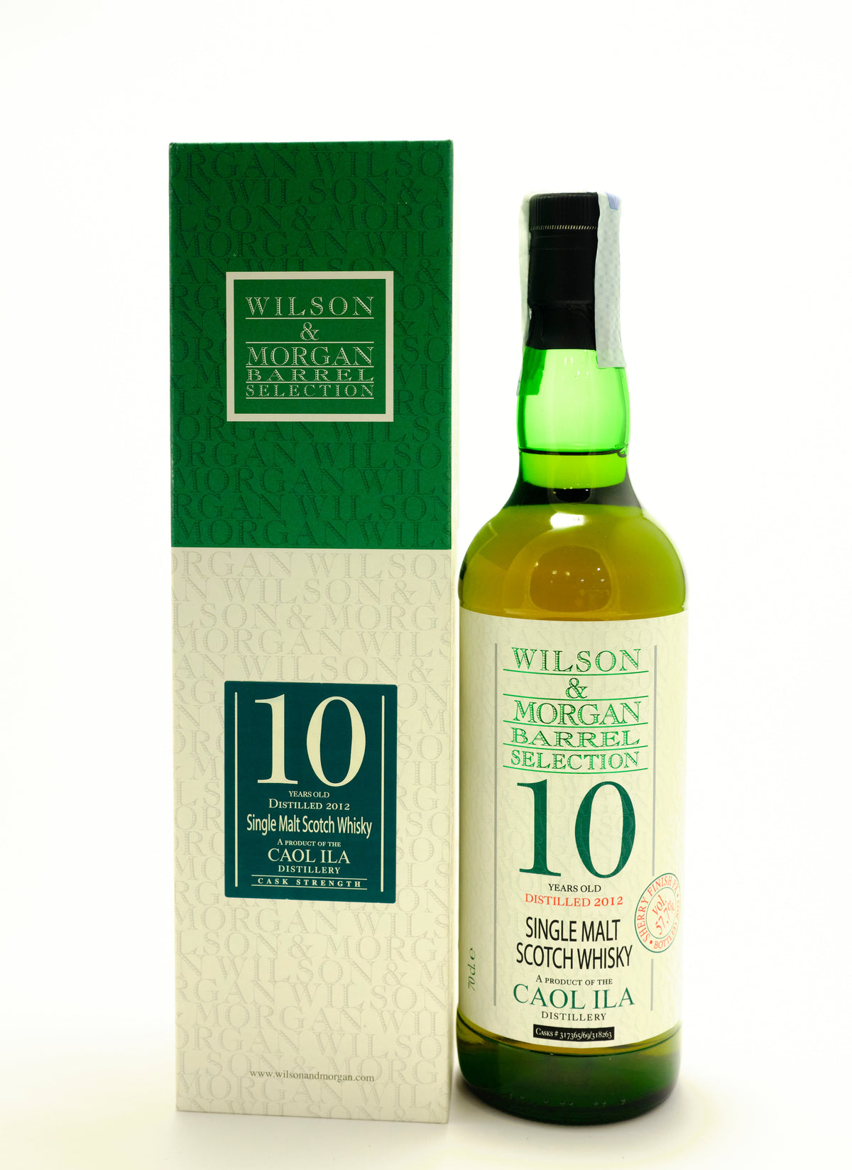 WILSON & MORGAN 10 YEARS AGED SINGLE MALT SCOTCH WHISKY
