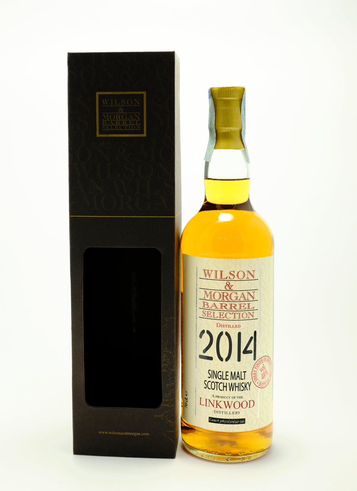 WILSON & MORGAN BARREL SELECTION DISTILLED 2014 SINGLE MALT SCOTCH WHISKY LINKWOOD DISTILLERY