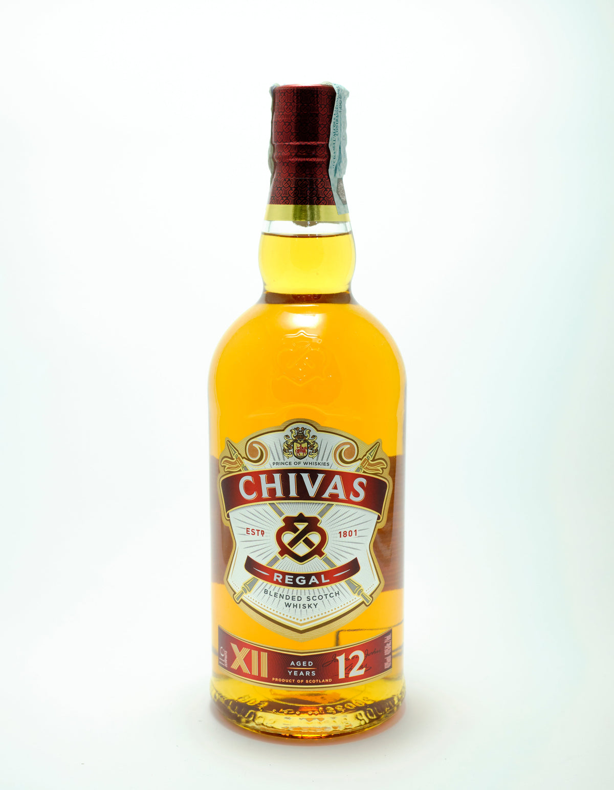 CHIVAS REGAL BLENDED SCOTCH WHISKY 12 YEARS AGED